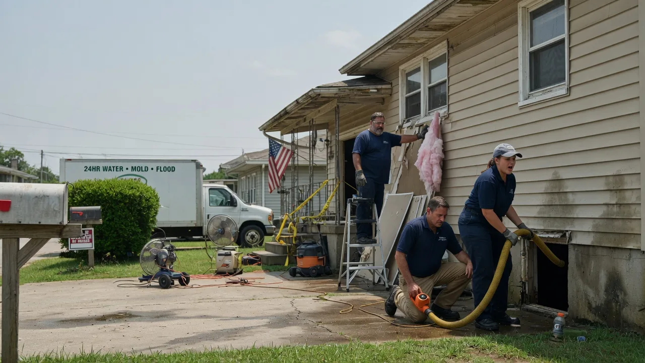 Water Damage Repair in Hammondsville, OH near me